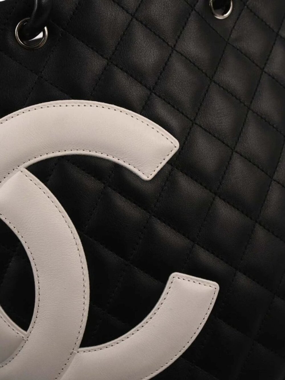 Chanel Black Calfskin Cambon Ligne Tote Handbag - Picture 5 of 10